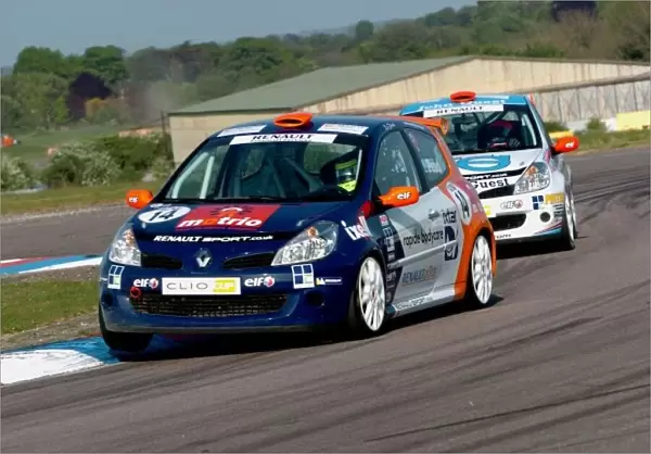 2007 Renault Clio Cup Thruxton May 5  /  6 Ed Pead World Copyright