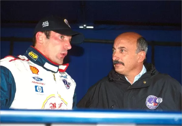 Fedex Champ Car Championship: Max Papis talks to Team Rahal boss Bobby Rahal