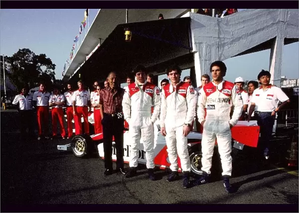 International Formula Three: Teddy Yip Theodore Racing owner, 10th placed Martin Brundle Eddie Jordan Racing  /  Theodore, race winner Ayrton Senna