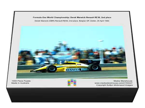 Formula One World Championship: Derek Warwick Renault RE50, 2nd place