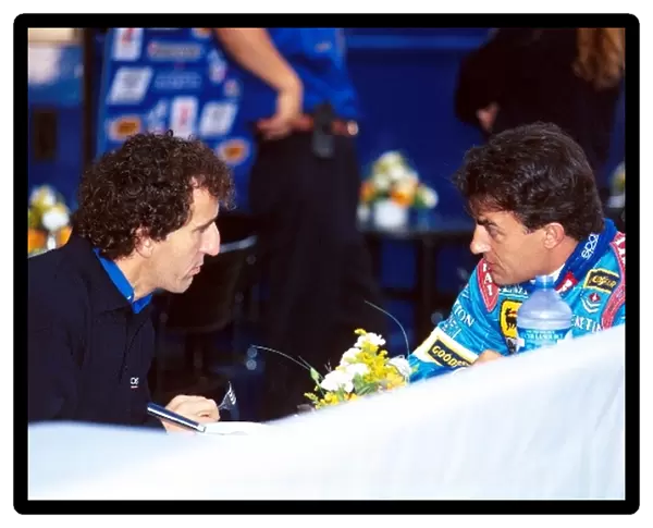 Formula One World Championship: Alain Prost and Jean Alesi Benetton