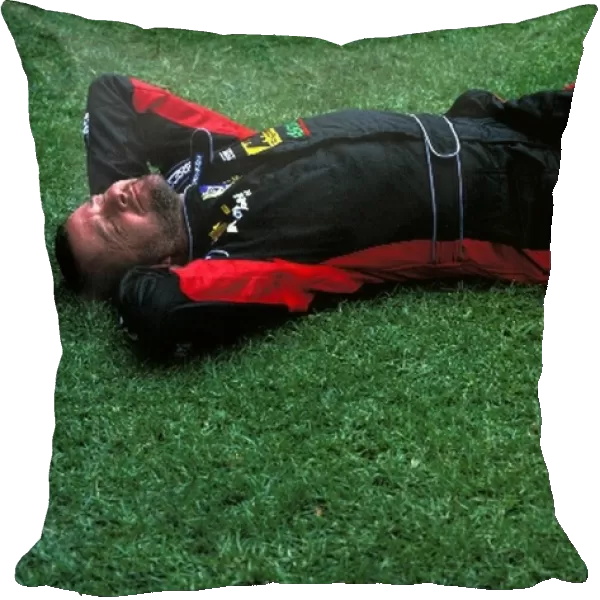 Formula One World Championship: Paul Stoddart Minardi Team Principal relaxes on the Melbourne lawns