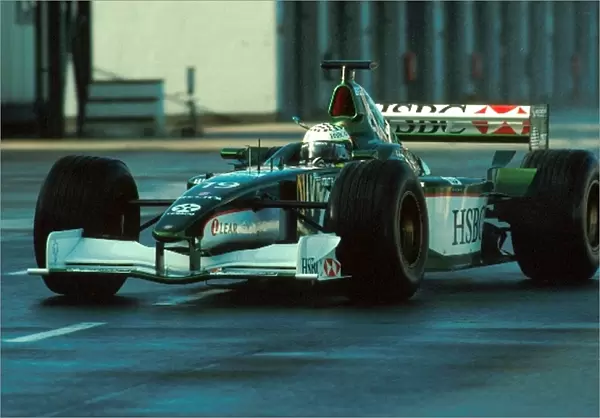 Formula One Testing: Tomas Scheckter Jaguar Cosworth R2