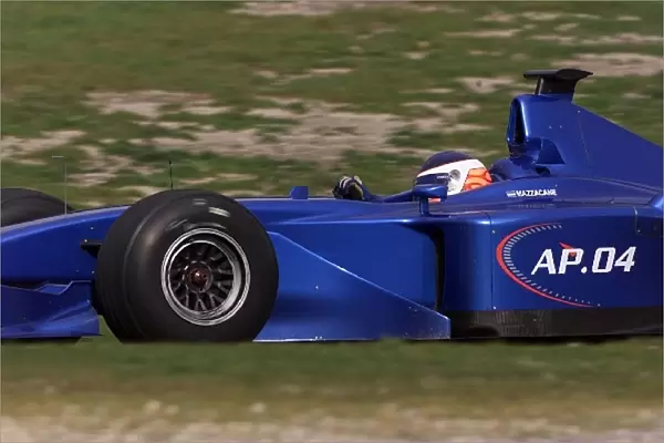 Formula One Testing: Gaston Mazzacane continues to test the Prost AP. 04