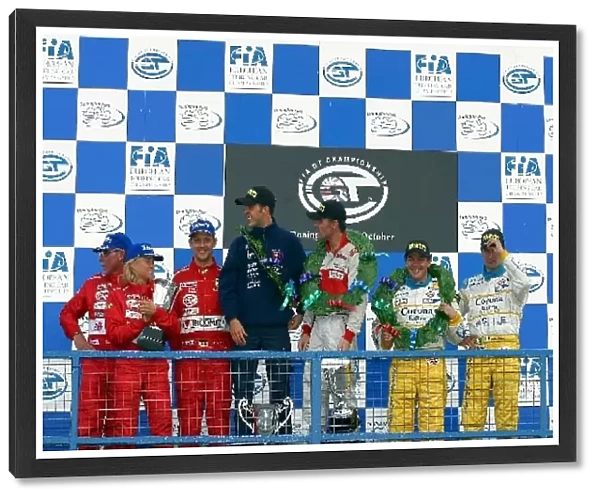 Fia GT Championship: 2nd: Enzo Calderari  /  Lilian Bryner  /  Jean-Marc Gounon BMS Scuderia Italia, left