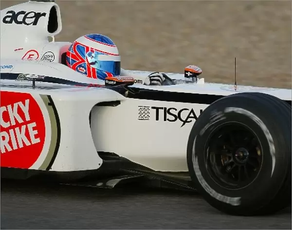 Formula One Testing: Jenson Button makes his first test in the BAR Honda 004