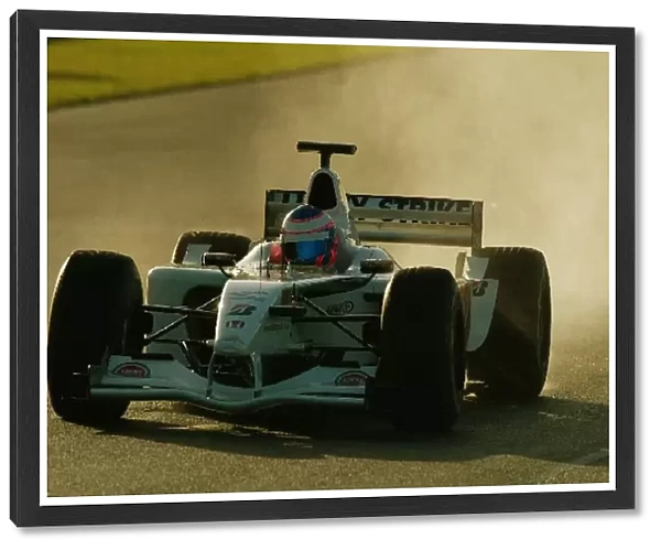 Formula One Testing: Jenson Button BAR Honda 004