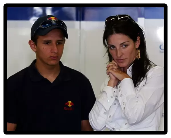 Formula One World Championship: Federico Montoya with Connie Montoya