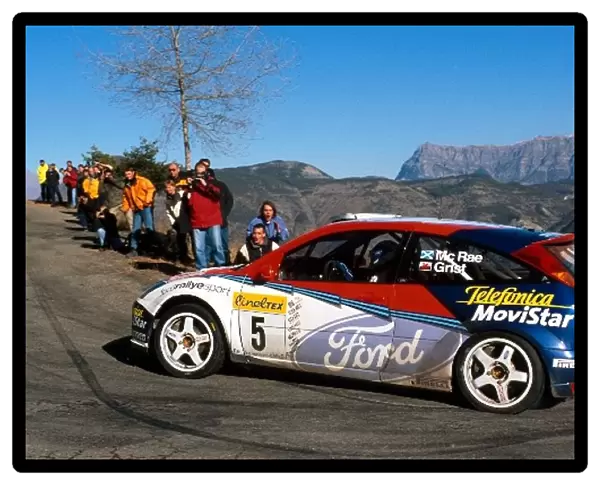 World Rally Championship: Colin McRae with co-driver Nicky Grist Ford Focus WRC finished fourth
