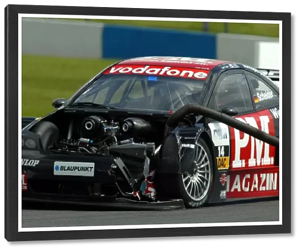DTM Championship: Timo Scheider AMG Mercedes sustained heavy damage in the race