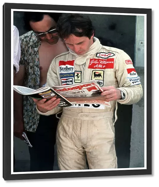 Gilles Villeneuve Formula One World Championship 1980 World ©LA
