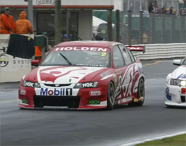 HOLDEN V8 SUPERCAR DRIVER TODD KELLY 2ND GARTH TANDER 3RIN RACE 1 IN NEW ZEALAND TODAY