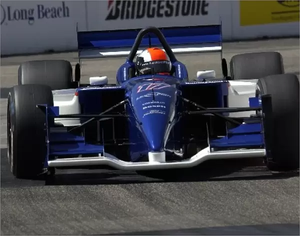 2004 Champ Car World Series: Nelson Phillippe, Rocketsports Racing Lola Ford Cosworth, during practice for the Long Beach Grand Prix
