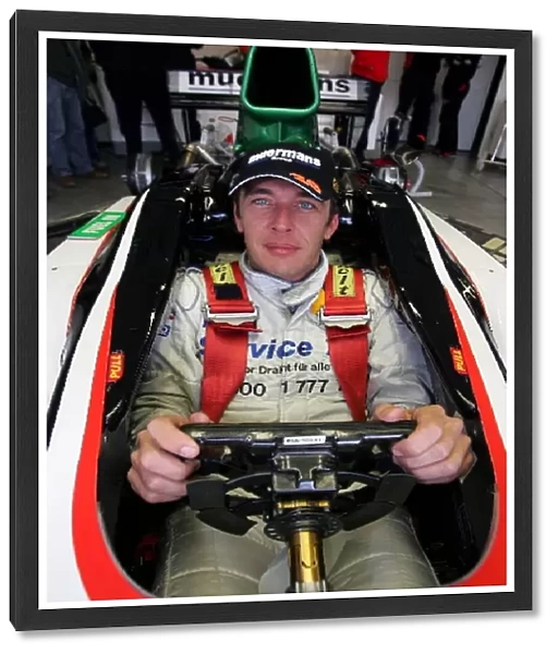 Formula One Testing: Partick Huisman has a Minardi seat fitting