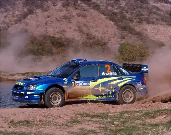 World Rally Championship: Mikko Hirvonen  /  Jarmo Lehtinen Subaru Impreza WRC 2003