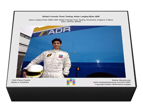British Formula Three Testing: Adam Langley-Khan ADR