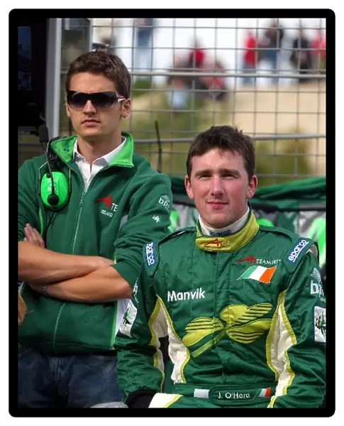 A1GP: Michael Devaney A1 Team Ireland and John O Hara A1 Team Ireland
