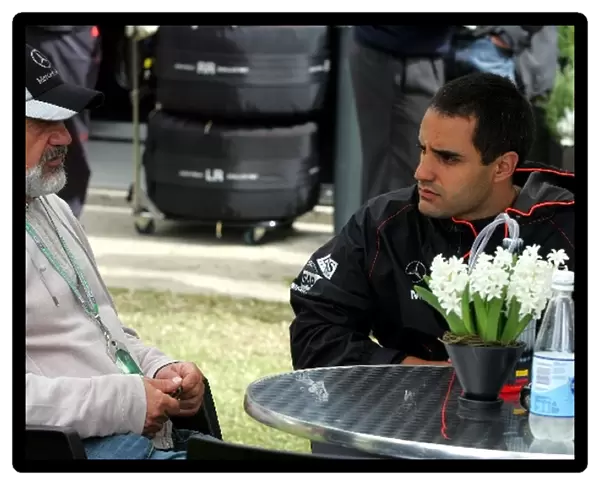 Formula One World Championship: Pablo Montoya with Juan Pablo Montoya McLaren