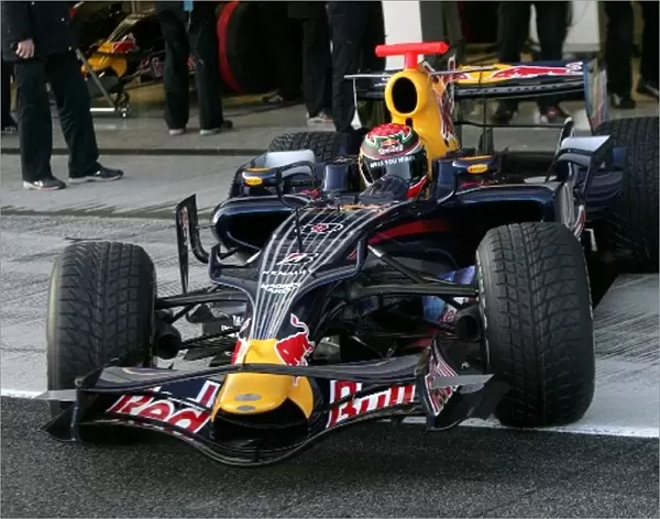 Formula One Testing: Brendon Hartley Red Bull Racing RB4