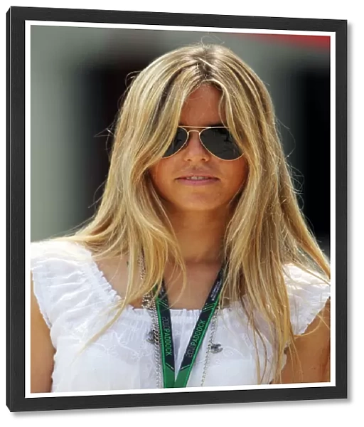 Formula One World Championship: Vivian Sibold, girlfriend of Nico Rosberg Mercedes GP