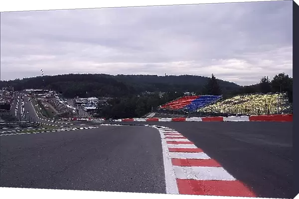 Formula One World Championship: The legendary Eau Rouge with revised run off area and pit lane exit