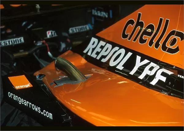 Formula One Testing: The new Arrows Exhaust system