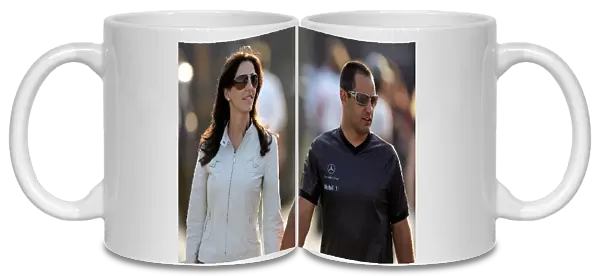 Formula One World Championship: Connie Montoya and Juan Pablo Montoya McLaren