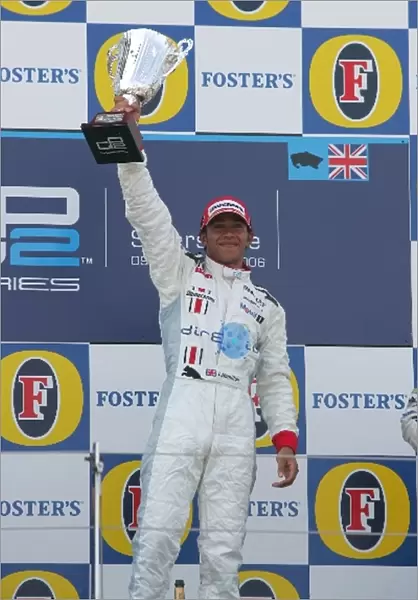 GP2 Series: Winner, Lewis Hamilton ART: GP2 Series, Rd 6, Race 2, Silverstone, England, 11 June 2006