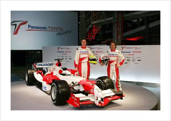 Toyota TF106 Launch: Ralf Schumacher Toyota TF106 and Jarno Trulli Toyota TF106 with the new TF106