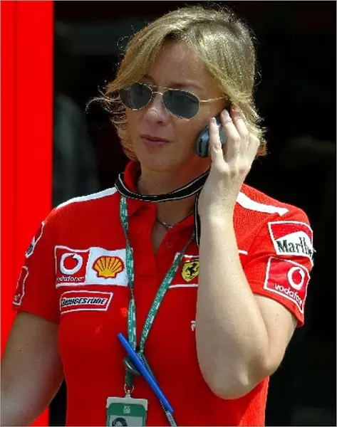 Formula One World Championship: Sabine Kehm PA to Michael Schumacher Ferrari