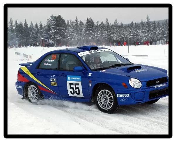 World Rally Championship: Martin Rowe  /  Trevor Agnew Subaru Impreza WRX