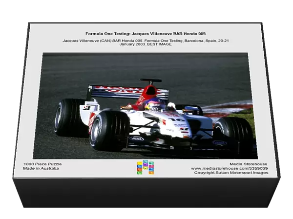 Formula One Testing: Jacques Villeneuve BAR Honda 005