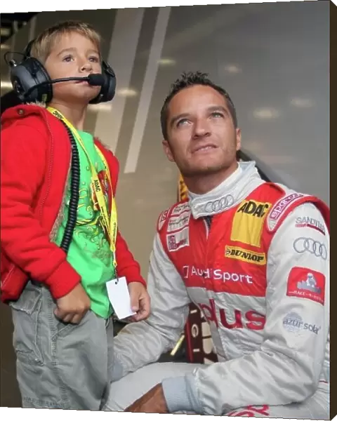 DTM. Timo Scheider (GER), GW:plus / Top Service Audi, with his son Loris Romeo.