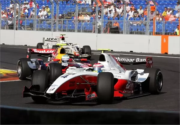 GP2 Series: Romain Grosjean ART is hit by Luca Filippi Trust Team Arden