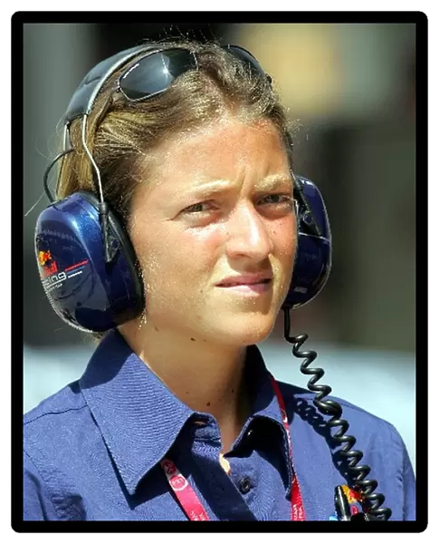 Formula One World Championship: Tina Sponer Red Bull Press Officer