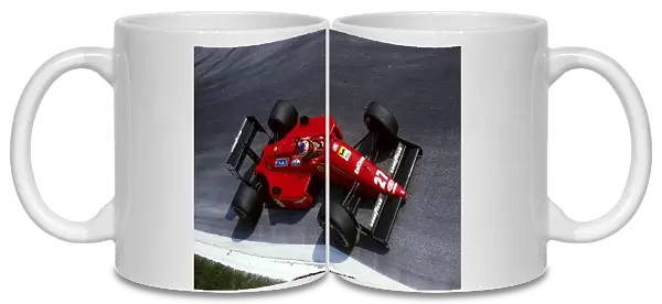 Formula 1 World Championship: Michele Albereto Ferrari F1  /  87  /  88C. 2nd place