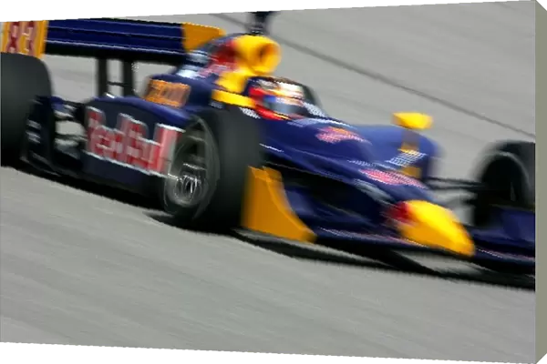 Indy Racing League: Patrick Carpentier practices for the Honda Indy 225, Pikes Peak International Raceway, Fountain, CO, 21, August, 2005. 05irl13