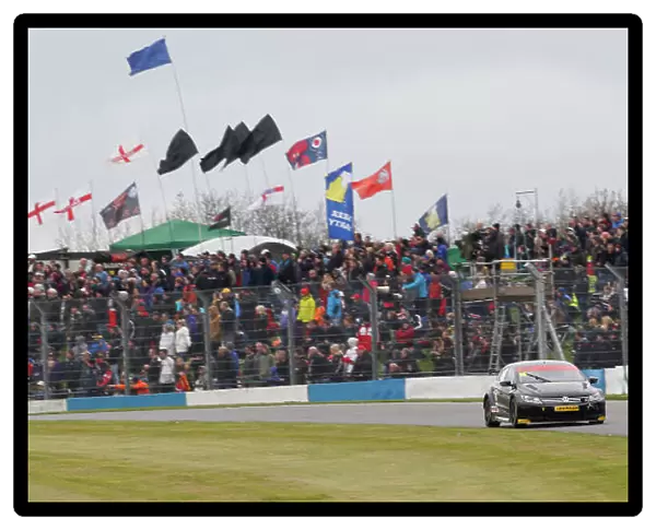 2015 British Touring Car Championship, Donington Park, 18th-19th April 2015, Jason Plato (GBR) Team BMR Volkswagen Passat CC World copyright. Jakob Ebrey / LAT Photographic