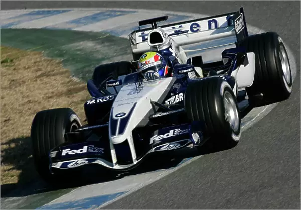 2005 Formula One Testing. Mark Webber, BMW Williams FW27 Jerez, Spain. 10th February 2005. World Copyright: Spinney / LAT Photogrphic. Ref: Digital Image Only