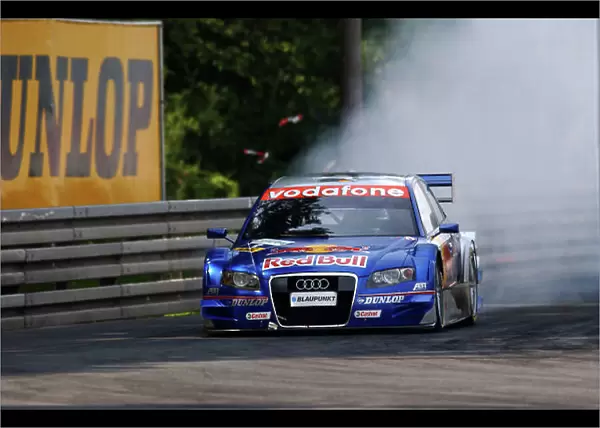 2005 DTM Championship Norisring, Germany. 16th - 17th July 2005 Martin Tomczyk (Abt Sportsline Audi A4) blows an engine. Action. World Copyright: Andre Irlmeier  /  LAT Photographic ref: Digital Image Only