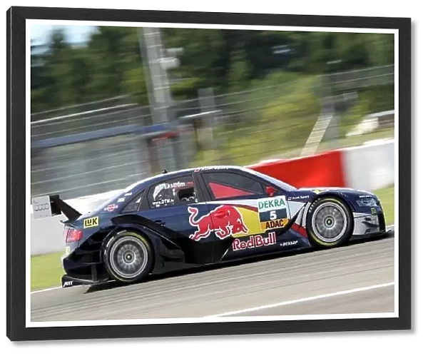 DTM. Pole Position for Mattias Ekstrom (SWE), Red Bull Audi A4 DTM (2009).