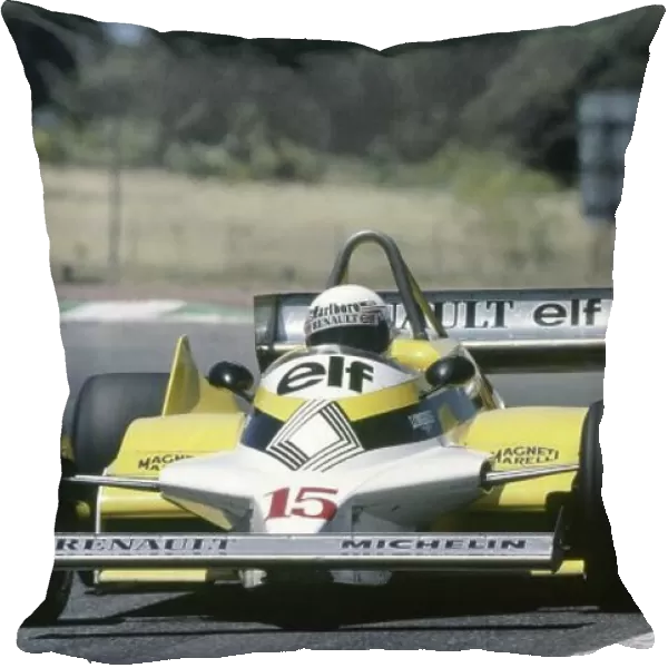 1981 Spanish Grand Prix. Jarama, Spain. 19-21 June 1981. Alain Prost (Renault RE30), retired. World Copyright: LAT Photographic Ref: 35mm transparency 81ESP36