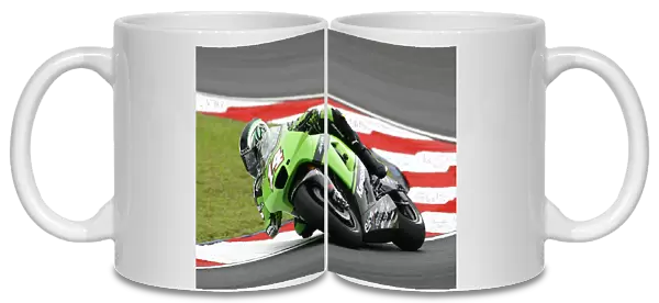 MotoGP. Randy de Puniet (FRA), Kawasaki ZX-RR, was fastest in second practice.