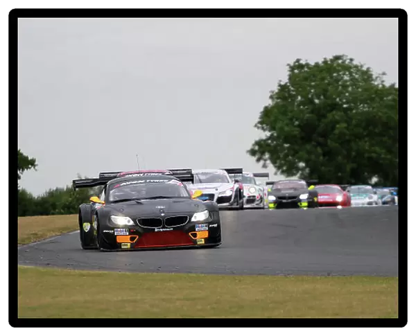2013 British GT Championship, Snetterton, Norfolk. 15th - 16th June 2013. Lee Mowle  /  Joe Osborne 888Optimum BMW Z4 GT3. World Copyright: Ebrey / LAT Photographic