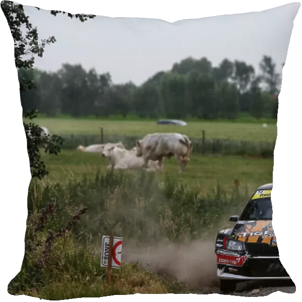 2017 Prestone MSA British Rally Championship, Ypres Rally, Ypres, Belgium. 22nd - 24th June 2017. Martin McCormack  /  David Moynihan Skoda Fabia R5. World Copyright: JEP / LAT Images
