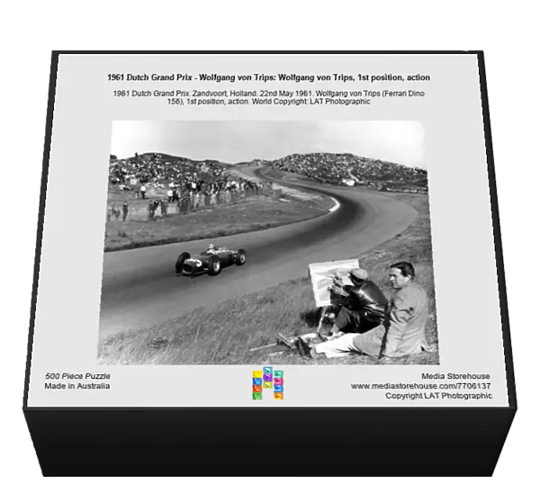 1961 Dutch Grand Prix - Wolfgang von Trips: Wolfgang von Trips, 1st position, action