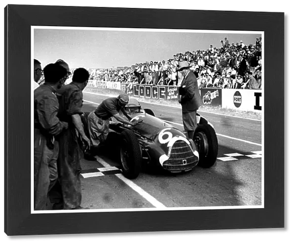 1951 French Grand Prix, Reims. Consalvo Sanesi (Alfa: 2003 Racing Past... Exhibition