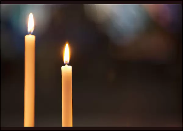 Burning Candles; Northumberland, England