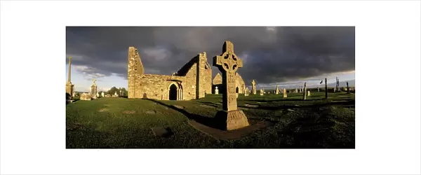 Clonmacnoise Monastery, Co Offaly, Ireland, Cross Of The Scriptures High Cross
