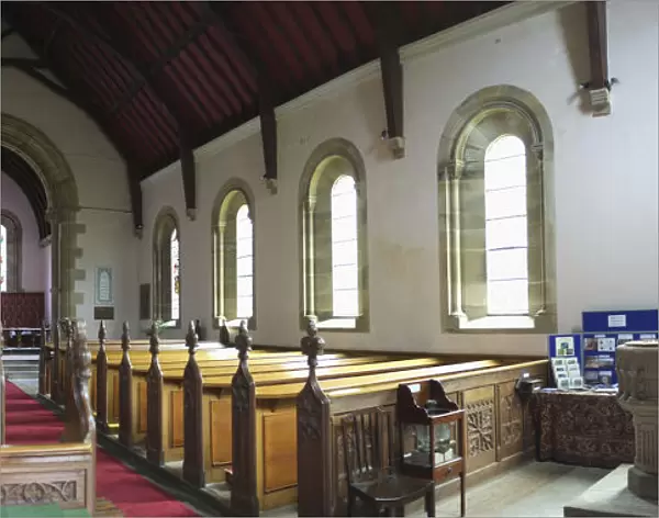 Interior Of A Church Building; Howick, Northumberland, Building